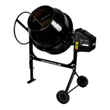 Бетоносмеситель QUATTRO ELEMENTI Gravity 180 (700 Вт, 180л, 23об/м, замес 90л, полиамидный венец) 916-028