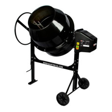 Бетоносмеситель QUATTRO ELEMENTI Gravity 200 (1000 Вт, 200л, 23об/м, замес 119л, полиамидный венец) 916-035