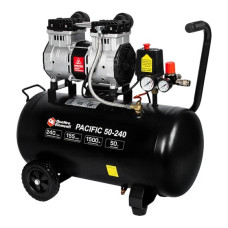 Компрессор безмасляный QUATTRO ELEMENTI PACIFIC 50-240 (240 л/мин, 50л, 1500 Вт, 8 бар, 30кг) 919-761