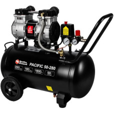 Компрессор безмасляный QUATTRO ELEMENTI PACIFIC 50-280 (280 л/мин, 50 л, 1800 Вт, 8 бар, 30.0 кг) 915-342