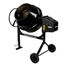 Бетоносмеситель QUATTRO ELEMENTI Gravity 120 (550 Вт, 120л, 27об/м, замес 40л, полиамидный венец) 915-991