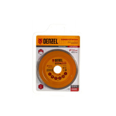 Диск алмазный отрезной сплошной (115х22.2 мм) DENZEL 73118 Диск алмазный отрезной сплошной (115х22.2 мм) DENZEL 73118