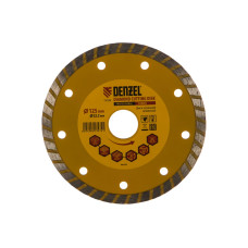 Диск алмазный отрезной Turbo (125х22.2 мм) DENZEL 73108 Диск алмазный отрезной Turbo (125х22.2 мм) DENZEL 73108