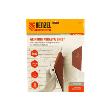 Лист шлифовальный на бумажной основе (5 шт; 230х280 мм; P 800) DENZEL 75619