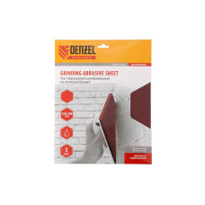 Лист шлифовальный на бумажной основе (5 шт; 230х280 мм; P 600) DENZEL 75617