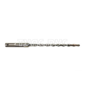Бур по бетону, двойная спираль, Cobalt W-tip (6x210 мм; SDS PLUS) Denzel 705007