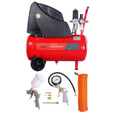 Компрессор HOUSE MASTER KIT+ 5 (OL 195/24 + 5 предметов)