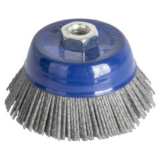 Кордщетка чашеобразная абразивная (100 мм; М14) ПРАКТИКА 242-687