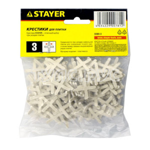 Крестики для кафеля 150 шт. (3 мм) STAYER 3380-3