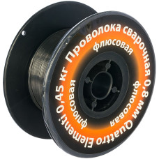 Проволока сварочная флюсовая (0.45 кг; 0.8 мм) QUATTRO ELEMENTI 770-384 Проволока сварочная флюсовая (0.45 кг; 0.8 мм) QUATTRO ELEMENTI 770-384