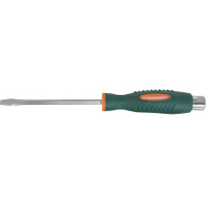 Отвертка стержневая шлицевая, ударная, силовая под ключ,SL6.5х125 D70S6125