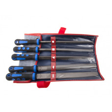 Набор напильников 250 мм, двухкомпонентные рукоятки, 5 предметов KING TONY 1015GQ