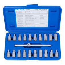 Набор насадок для пробок слива масла, 21 предмет KING TONY 9AR11