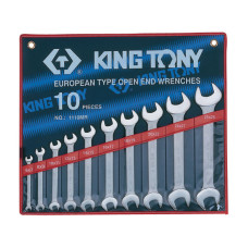 Набор рожковых ключей, 6-28 мм, 10 предметов KING TONY 1110MR