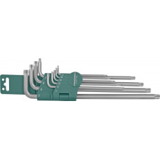 Комплект угловых ключей Jonnesway TORX EXTRA LONG H12S110S
