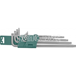 Комплект угловых ключей Jonnesway TORX EXTRA LONG H12S110S