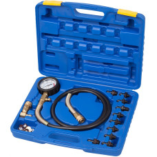 Манометр для измерения давления масла, 0-10 бар, комплект адаптеров МАСТАК 120-20010C