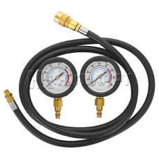 Манометр для измерения давления масла, два манометра, 0-7 и 0-28 бар МАСТАК 120-20028C