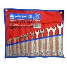 Набор комбинированных ключей, 8-22 мм, 12 предметов МАСТАК 0211-12P