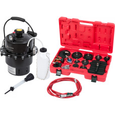 Набор приспособлений для замены тормозной жидкости, 6 л, комплект крышек адаптеров, 17 предметов МАСТАК 102-40005