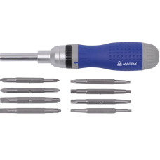 Отвертка со сменными вставками (битами), 19 в 1 МАСТАК 049-19B Отвертка со сменными вставками (битами), 19 в 1 МАСТАК 049-19B