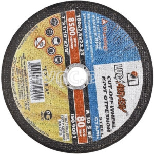 Круг отрезной Luga-Abrasiv D11001502210000 150х1,0х22 А 54 S BF 80 (14A БУ) мет.+нерж. круг отр.