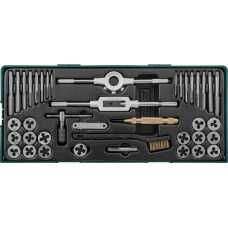 Набор метчиков и плашек с аксессуарами 40 предметов Jonnesway AG10001SP