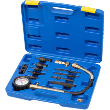 Компрессометр дизельный, 0-70 атм, комплект адаптеров МАСТАК 120-11070C