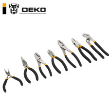 Набор эргономичных плоскогубцев Deko 7 ед 065-0229 Набор эргономичных плоскогубцев Deko 7 ед 065-0229