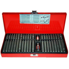 Набор вставок (бит) 10 мм, TORX, SPLINE, HEX, 44 предмета KING TONY 1044CQ