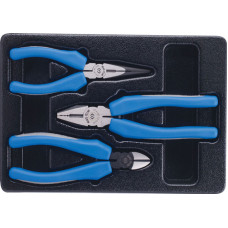 Набор пассатижей и бокорезов, ложемент, 3 предмета KING TONY 9-40103GP