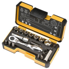 Felo Трещотка 60 зубьев с набором насадок 14 шт 05771806 Felo Трещотка 60 зубьев с набором насадок 14 шт 05771806