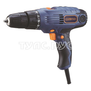 Дрель-шуруповерт электрическая MAX PRO, 300 Ватт 85046