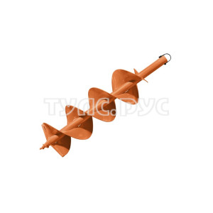 Шнек для бурения грунта двухзаходный Carver GDB-150/2.