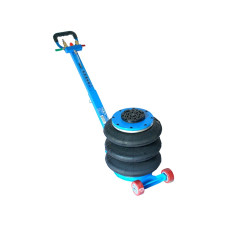 Пневматический 3-секционный домкрат с ручкой AE&T 3т T08103A Пневматический 3-секционный домкрат с ручкой AE&T 3т T08103A