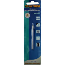 Сверло по стеклу, серия "Мастер" 4 х 60 мм, блистер