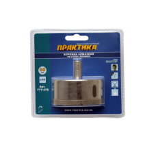 Коронка алмазная по стеклу и керамике 68 мм (1шт) блистер