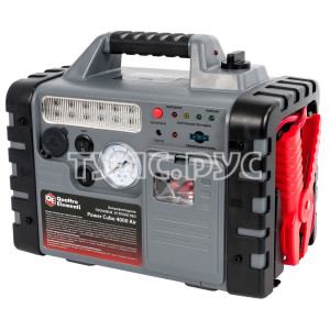 Пусковое устройство Power Cube 4000 Air Quattro Elementi (12В, 18Ач, 400А, 9,5 кг) с компрессором 772-517