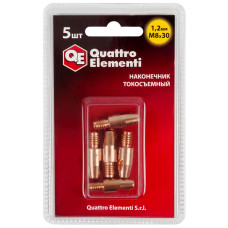 Наконечник токосъемный M8x30, 1.2 мм (5 шт) в блистере, для горелки полуавтомата 771-282