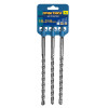 Бур SDS-plus 10 х 210 мм, 3 шт, клипса
