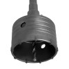 Коронка твердосплавная SDS-Max ударная 90 мм (1шт.) клипса
