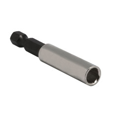 Удлинитель магнитный держатель 60мм для бит 1/4" составной, (1шт), блистер Удлинитель магнитный держатель 60мм для бит 1/4" составной, (1шт), блистер