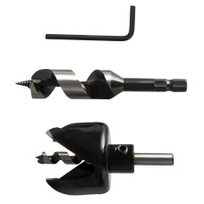 Набор для установки замков коронка 54 х 40мм, винтовое сверло 22 мм