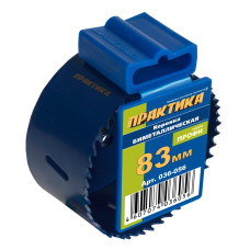 Коронка биметаллическая 83 мм (3 1/4"), клипса