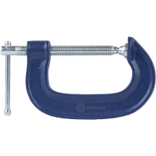 Струбцина КОБАЛЬТ G-образная, 75 мм