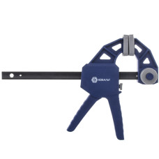 Струбцина КОБАЛЬТ пистолетная, быстрозажимная 150 мм