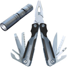 Мультитул плоскогубцы 12 в 1 + LED Фонарик