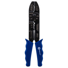 Электропассатижи 0.8 - 2.6 мм, обжим наконечников, кусачки, винторез, 230 мм Электропассатижи 0.8 - 2.6 мм, обжим наконечников, кусачки, винторез, 230 мм