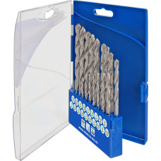 Набор сверл по металлу, серия "Профи", 19 шт, 1-10 мм