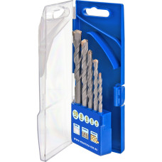 Набор сверл по бетону, 5 шт, 4,5,6,8,10 мм